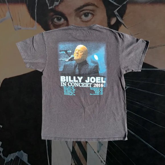 Vintage Billy Joel Philadelphia Concert Tee Shirt - Picture 2 of 3